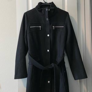 Black trench coat